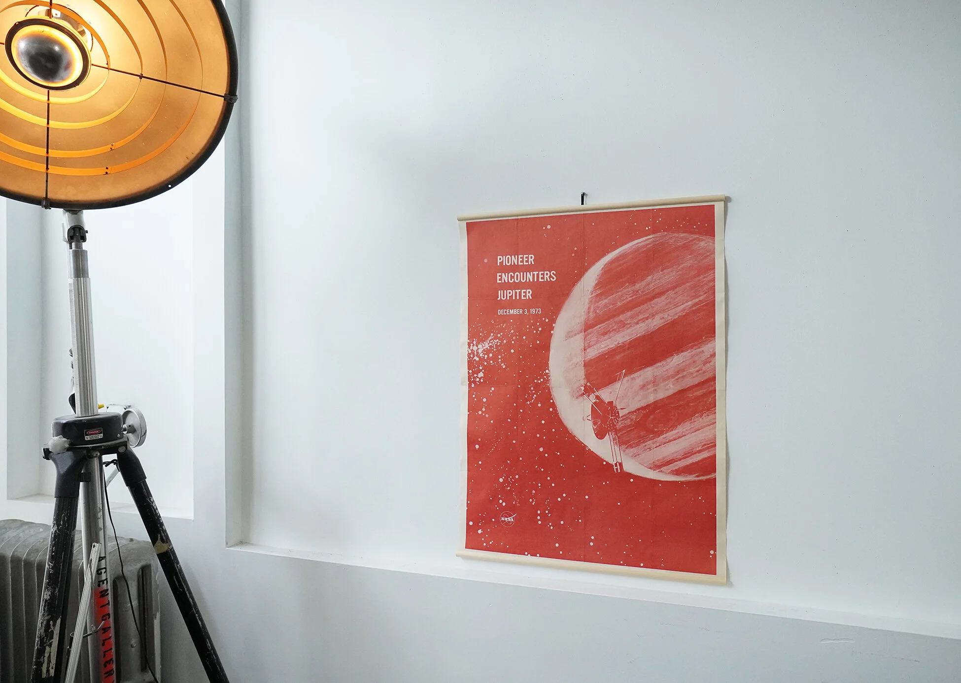 Rare Original 1973 Pioneer Encounters Jupiter Poster — AGENT